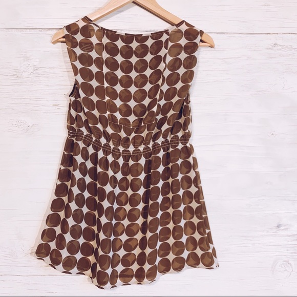 Fossil Semi-Sheer Polkadot Tank - Picture 2 of 4